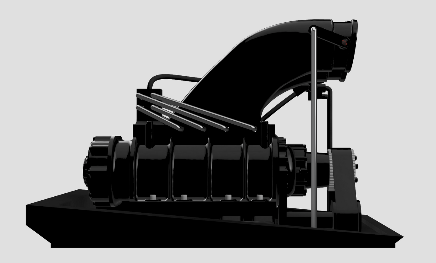 Assembled - Supercharger for 1/10th Scale RC/Model Car
