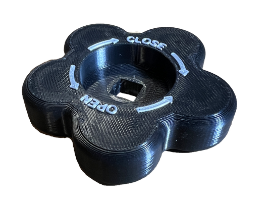 Replacement handle for C02 bottle