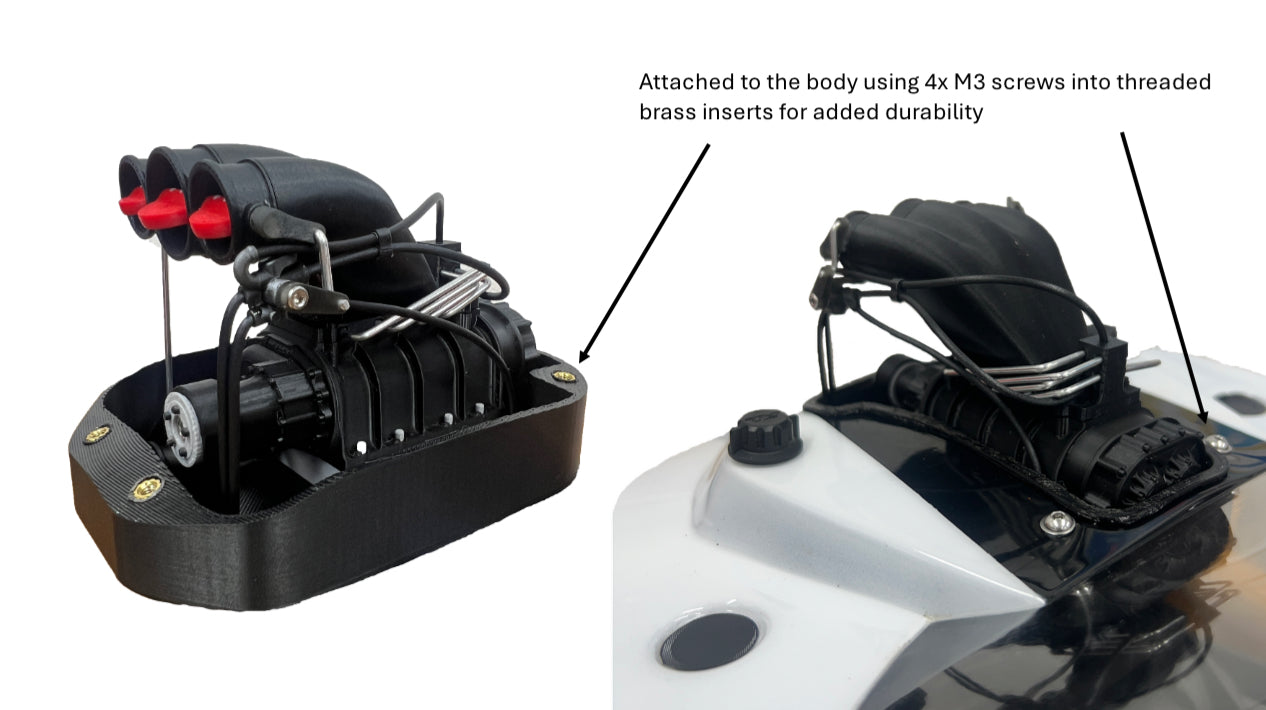 Supercharger for 1/10th Scale RC/Model Car