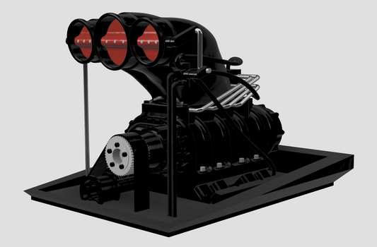 Supercharger for 1/10th Scale RC/Model Car